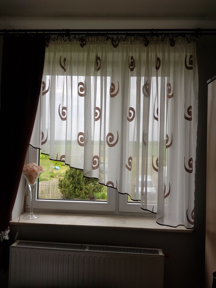 Firana z zasloną