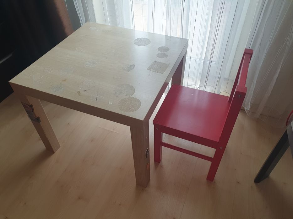Stolik dziecięcy + krzesło IKEA