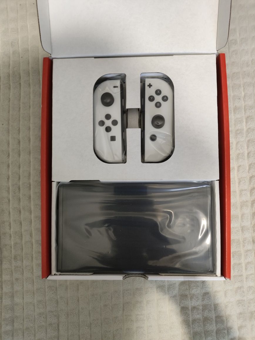 NOWY Nintendo Switch OLED Biały HK