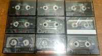 Cassetes Audio SONY Gravadas - Chrome 90 - 9 unidades