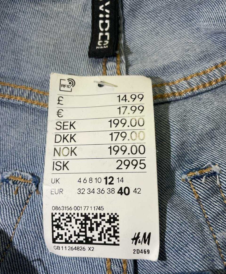 Джинсовые шорты Новые H&M Divided