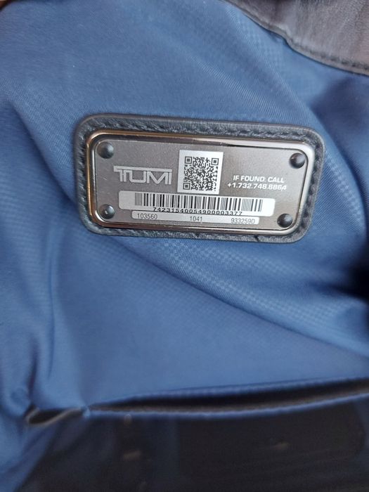 Mochila em pele genuina tumi