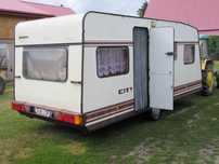 Przyczepa kempingowa Burstner City 4802 (1986 r.) – w pełni wyposażona