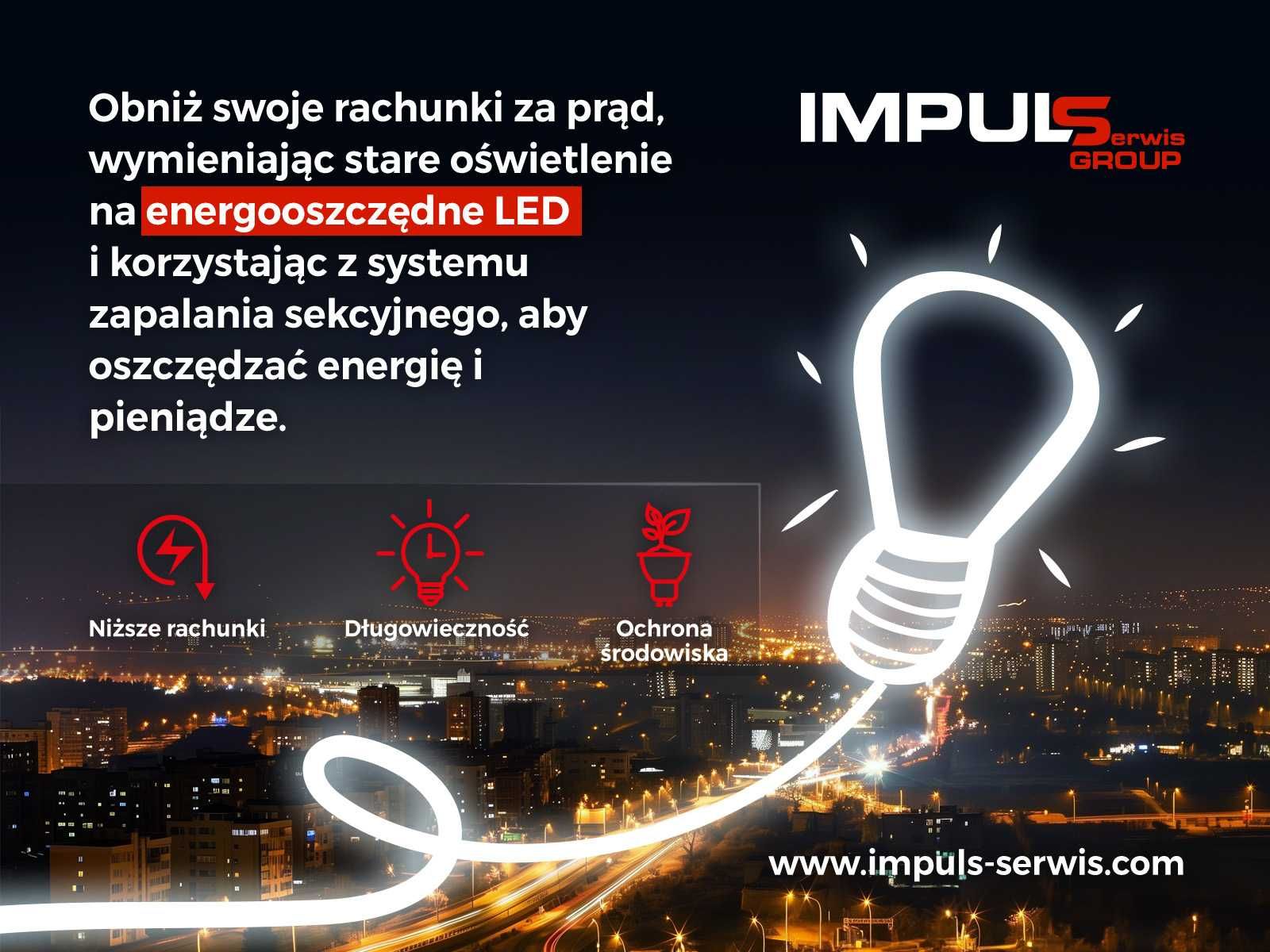 Usługi dla wspólnot - Oszczędność energii - Wymiana oświetlenia na led