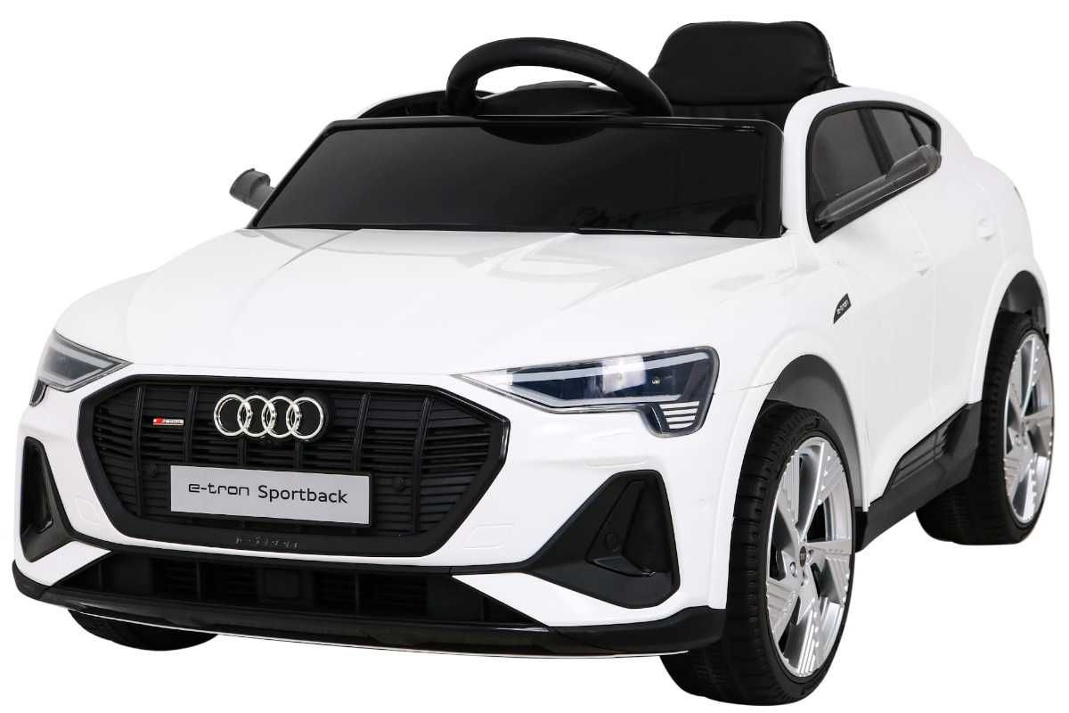 Pojazd dla dzieci Audi E-Tron Sportback Biały QLS-6688
