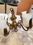 Lampa wisząca stylowa patyna