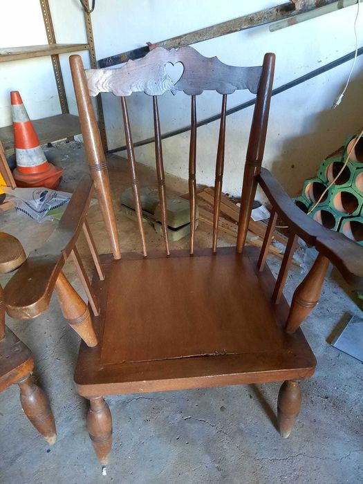 sofas de madeira anos 70