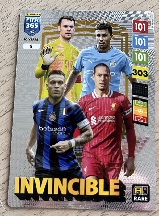 FIFA 365 Adrenalyn XL 2025 PANINI nr 8, 426, 431, 296, 430, 425, 5