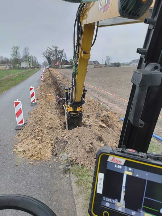 Prace ziemne, usługi koparką, mini koparką, ładowarką, przeciski