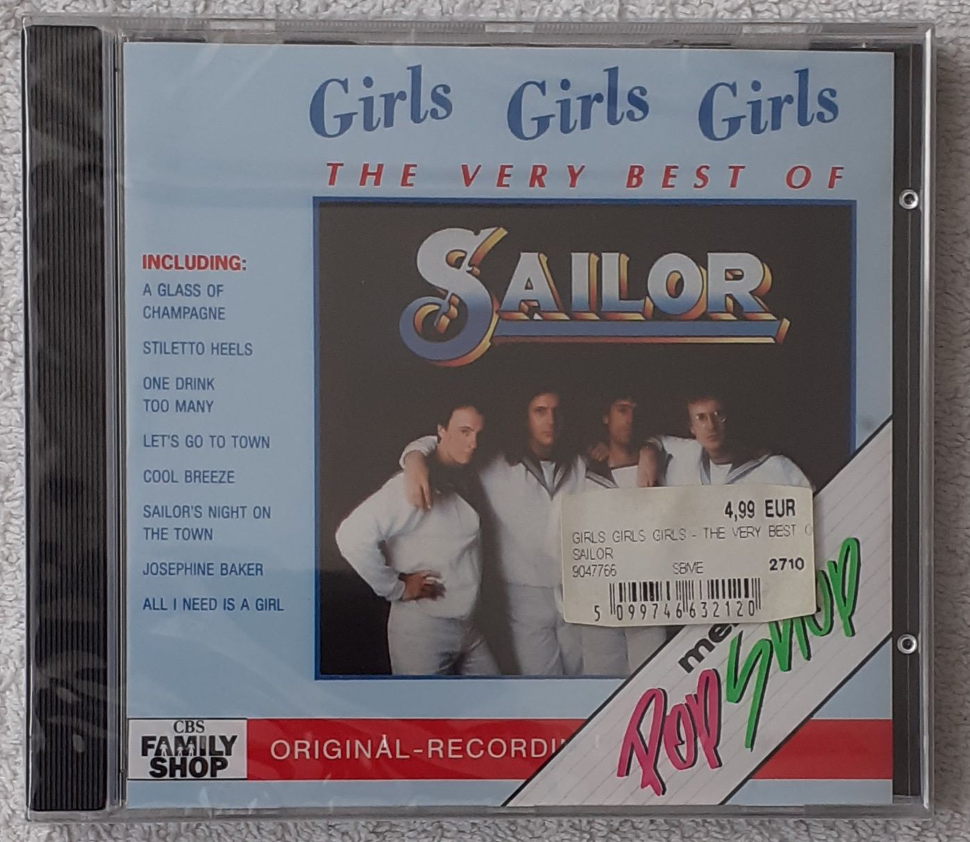 Sailor ‎– Girls Girls Girls - The Very Best Of Sailor (CD)