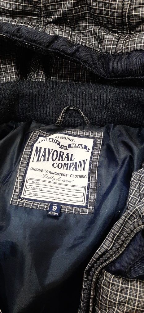 Теплая курточка на мальчика 7-8 лет Mayoral