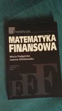 J. Klimkowska, M. Podgórska, Matematyka finansowa PWN