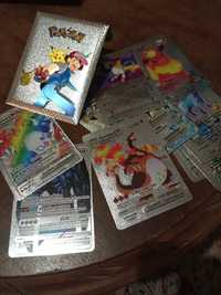 Conjunto de 10 cartas dos Pokémons novo