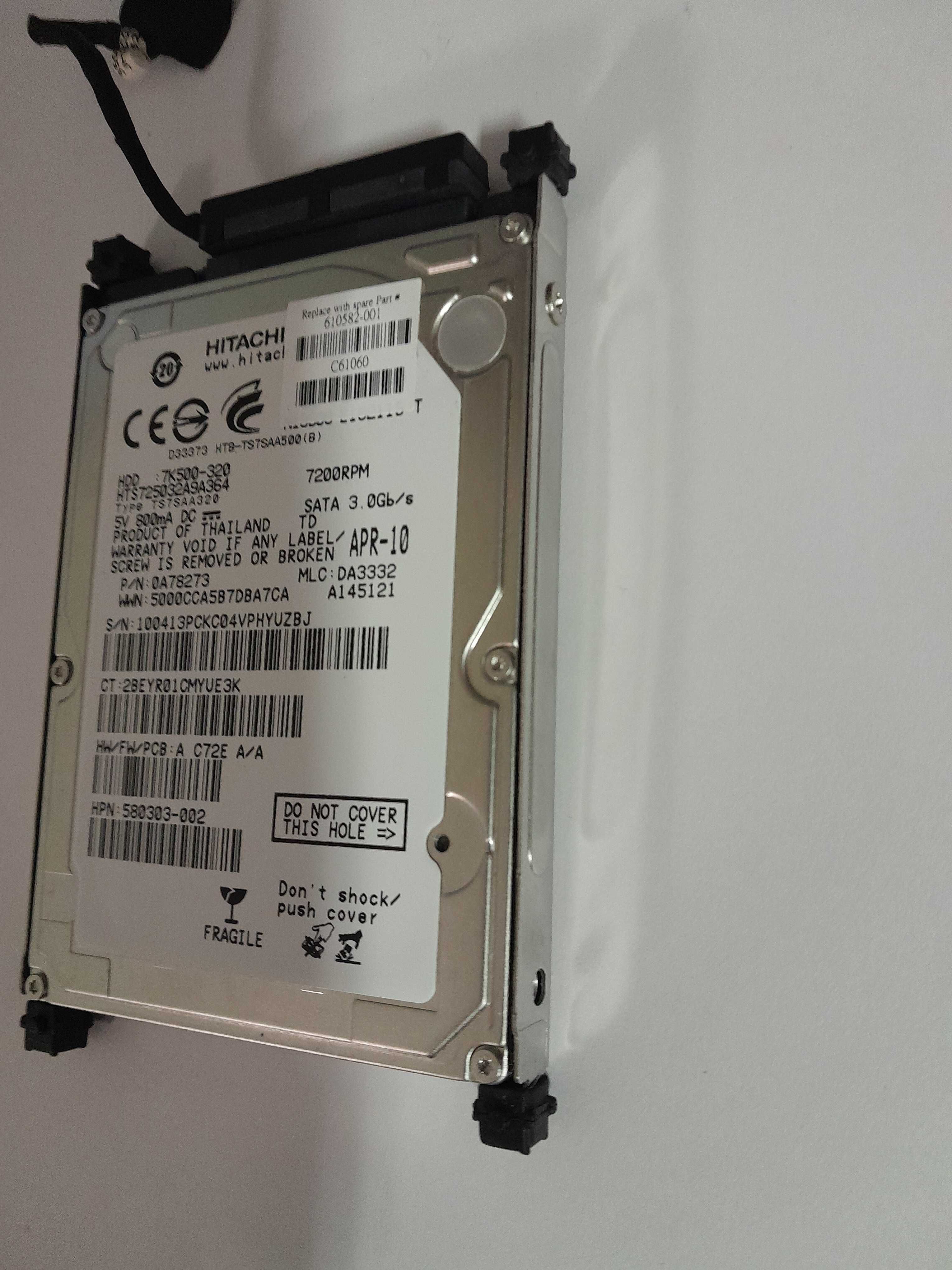 Disco Rígido 2.5'' HDD 320Gb