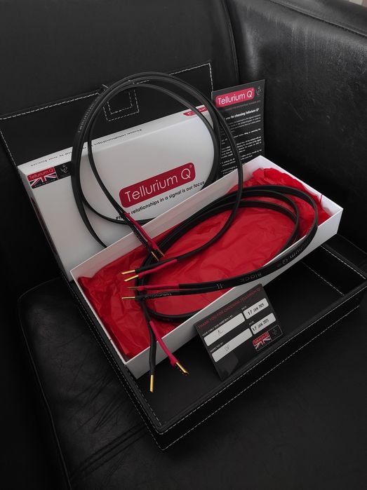 * Tellurium Black II 2 kable głośnikowe przewody 2x3,5m