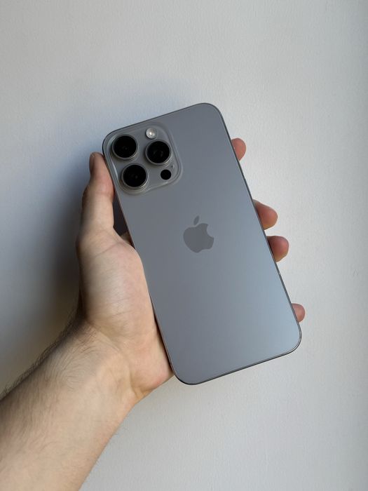 iPhone 15 Pro Max 256 Gb Natural Titanium Neverlock АКБ 86% Физ Сим