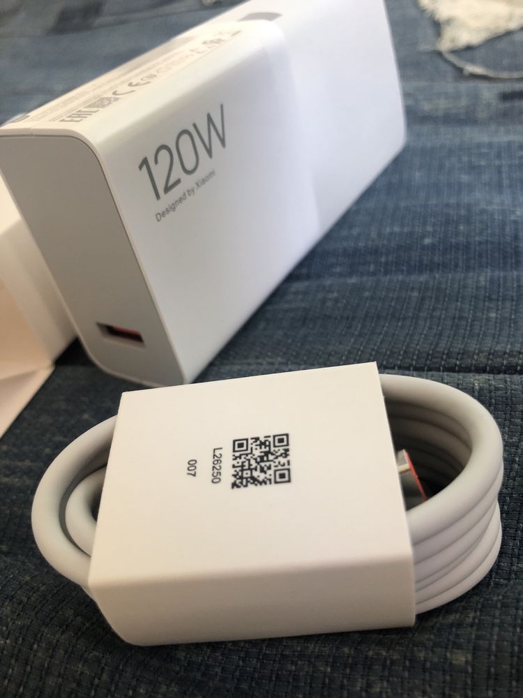 Oryginalna ładowarka Xiaomi 120w Hyper Charge typ-A z kablem box