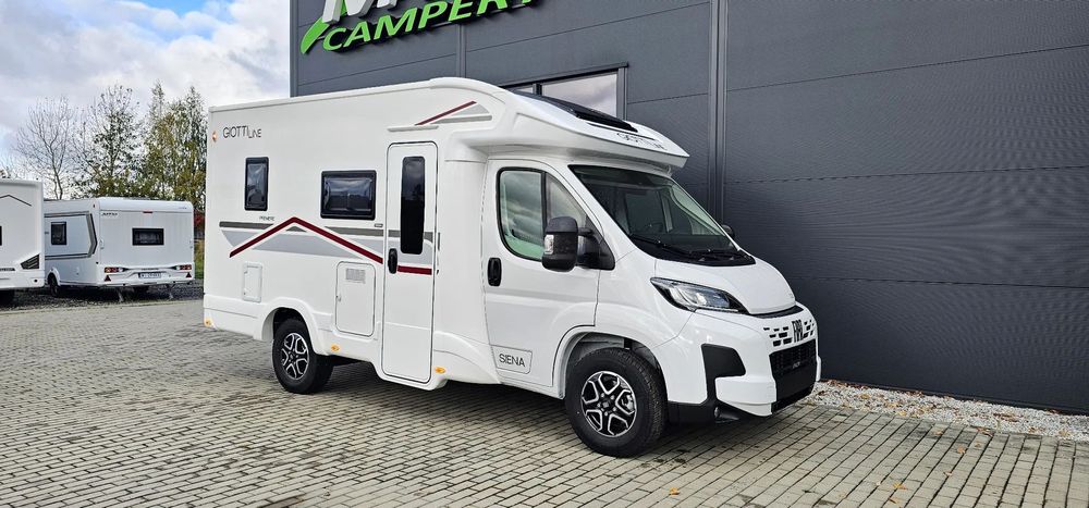 Giottiline SIENA 330 FULL LED NOWOŚĆ 2026 -&gt; JEDYNE 5,99M DŁ. &lt;- FIAT DUCATO ZIMOWY 4 OSOBOWY Rapido gr.  4 osobowa 5,99m Truma Diesel Akt. tempomat Utrzymanie pasa ruchu