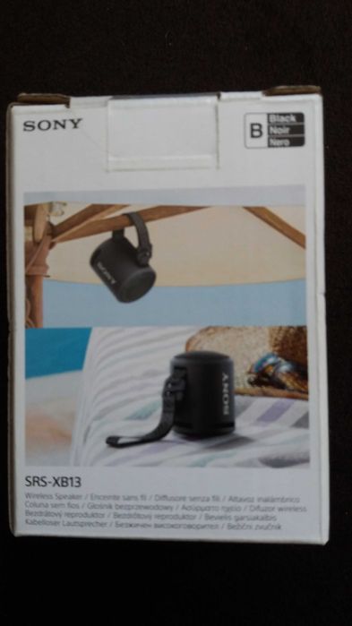 M, Sony SRS-XB13 NOWY przenośny głośnik Bluetooth
