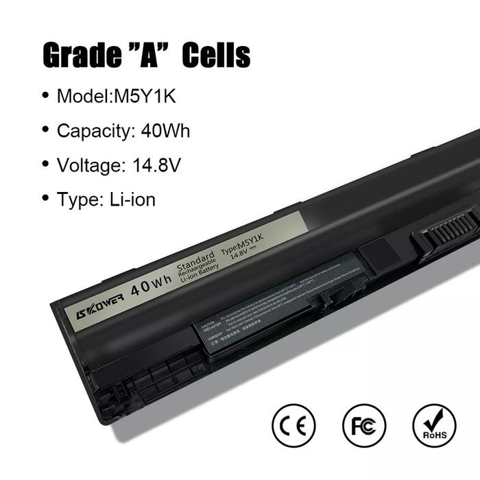 Аккумулятор для ноутбука Dell M5Y1K 40WH