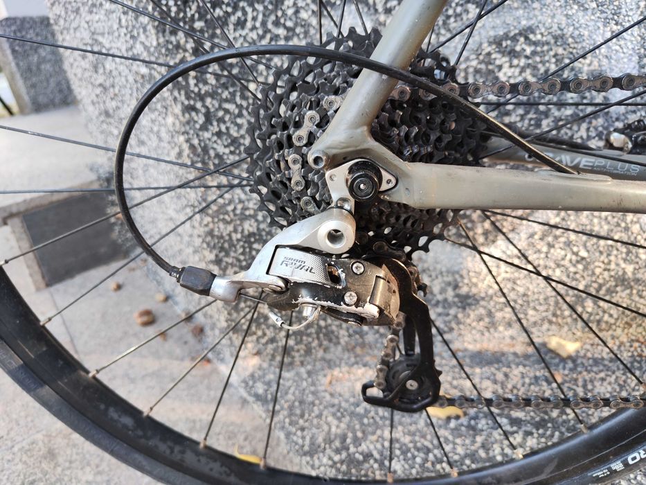 Gravel Cannondale Synapse r. 54 sram rival 2x11 hydraulika tarcze, 28c