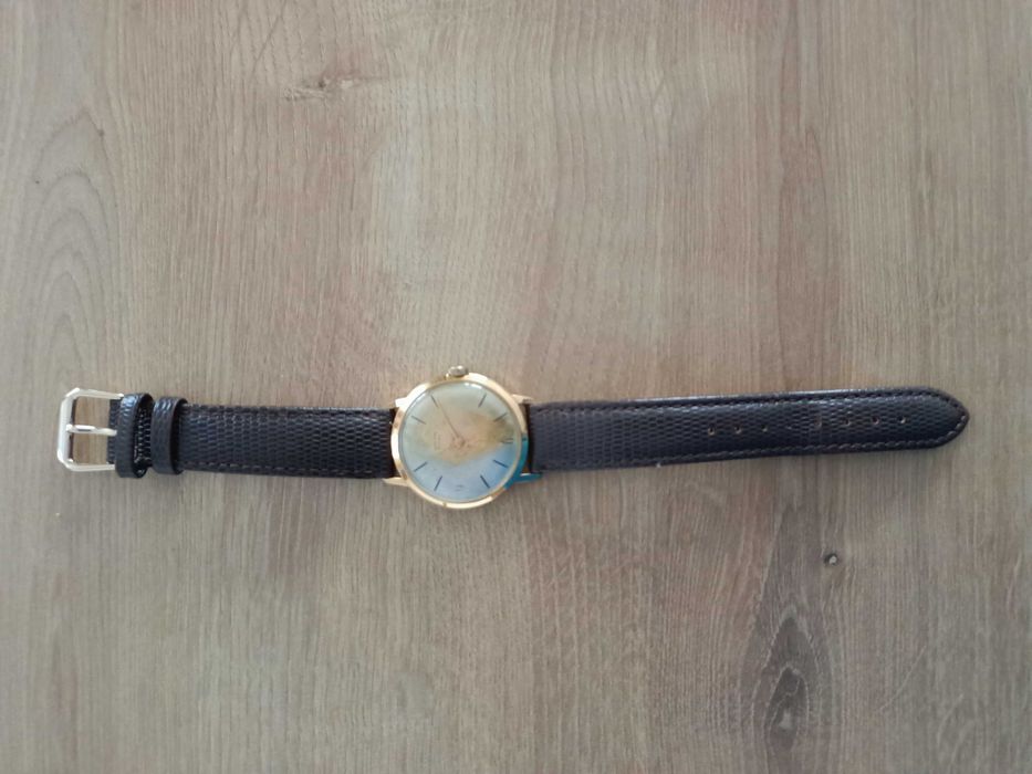 Zegarek męski Wostok 18 kamieni złocony