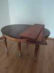Mesa de madeira extensível