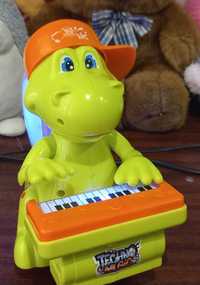 Музыкальная игрушка крокодил с подсветкой