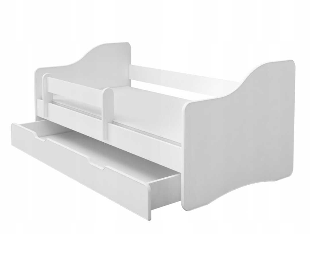 Łóżko białe 180x80 stan bardzo dobry