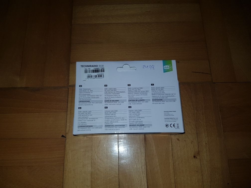 Technisat Techniradio RDR Dab+ radio kieszonkowe