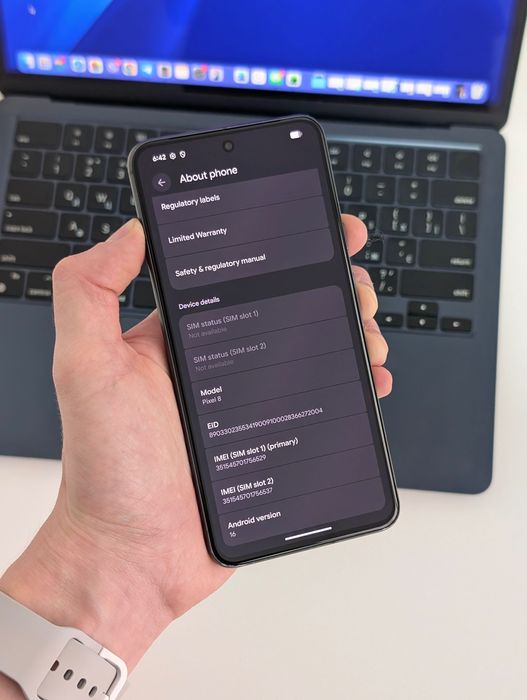 Google Pixel 8 128Gb Obsidian Neverlock | Гугл Піксель 8 128 Неверлок