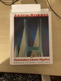 Livro elementary linear algebra de Anton - Rorres