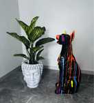 Doberman 90 cm figura kolorowy