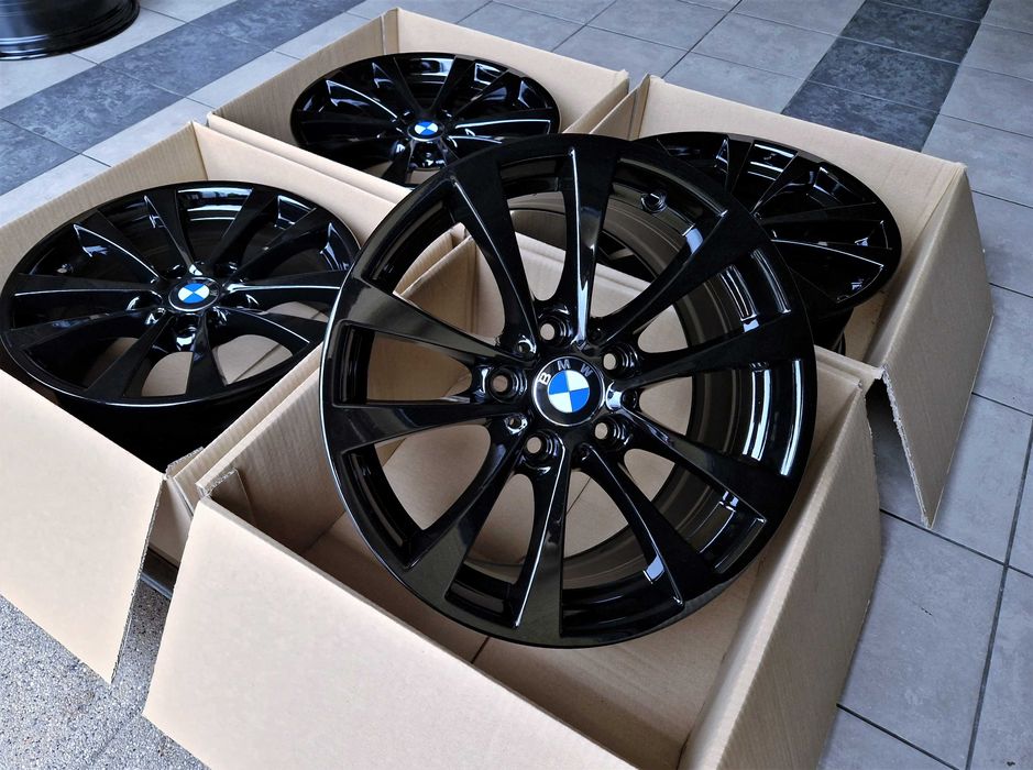 Alufelgi 17 5x120 BMW 1 3 X1 X3 F20 F30 E90 E46 E83 E84 E87 Czarne 46#