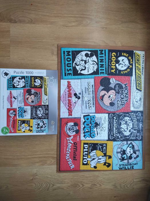 Puzzle 1000 Disney pod posters/ Mickey/Miki