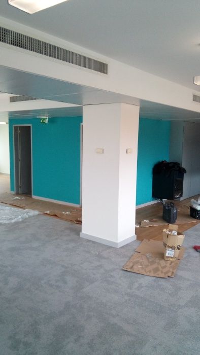 Pintor rápido e eficaz, Montagem de Pladur, Barramento