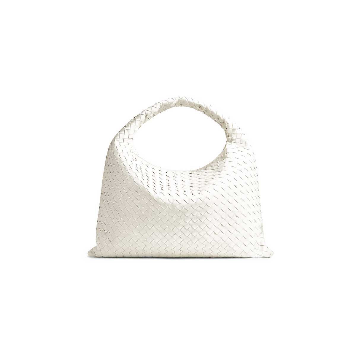 Сумка Bottega Veneta Large Hop White