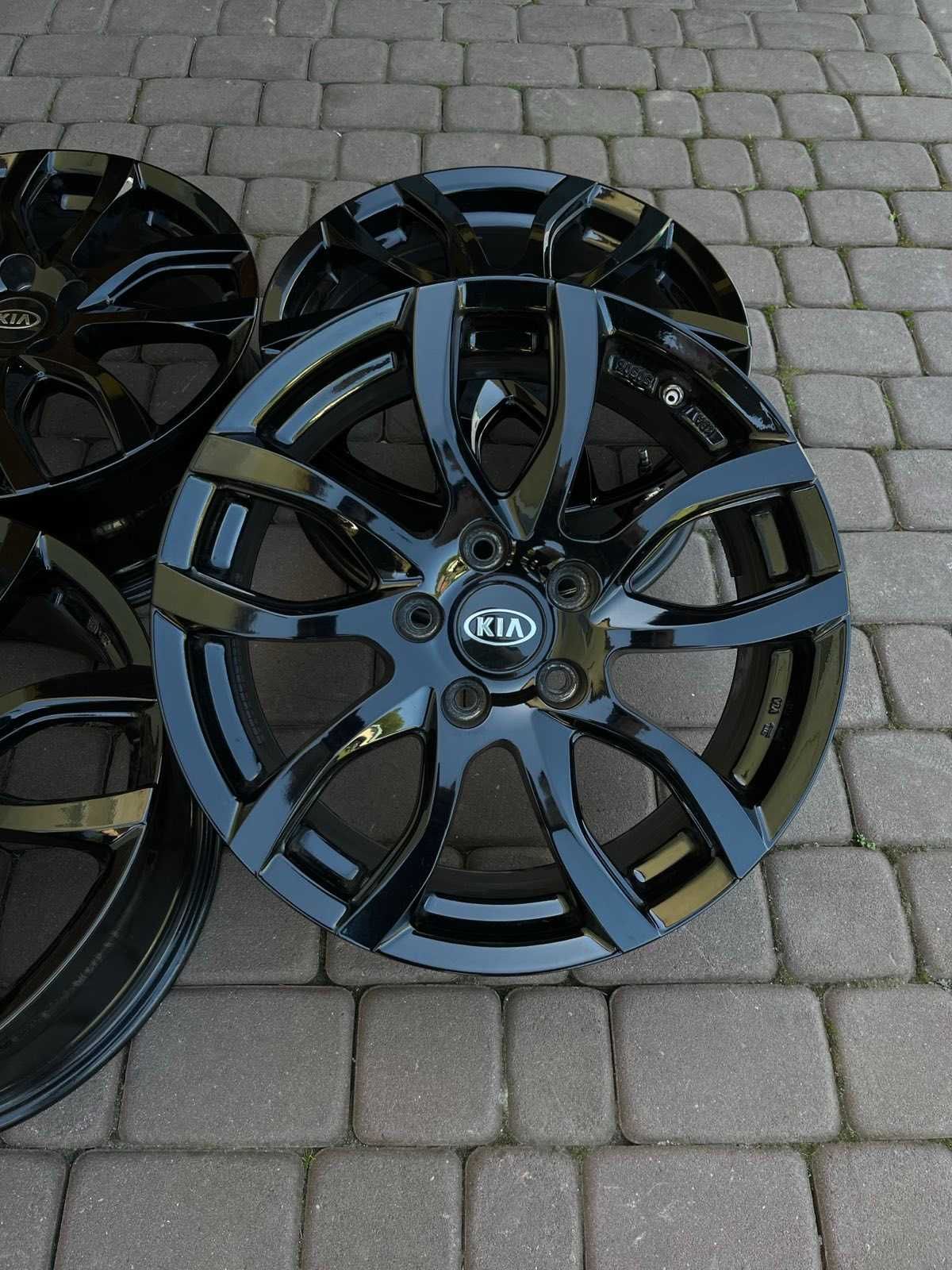 Alufelgi Kia 5x114,3 17 cali Czujniki Sportage Sorento Czarne