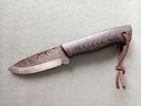 Nóż bushcraft Graba Custom stal NMV czarny dąb