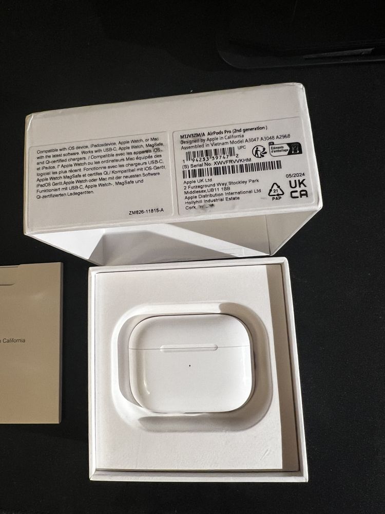 Słuchawki Airpods Pro 2 Generacja. Oryginalne. Okazja