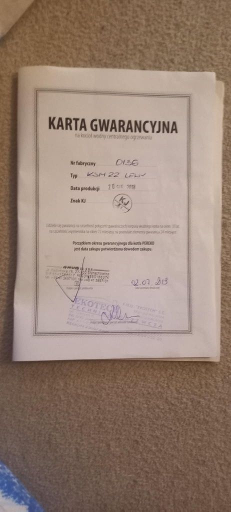 Piec Pereko klasa 5