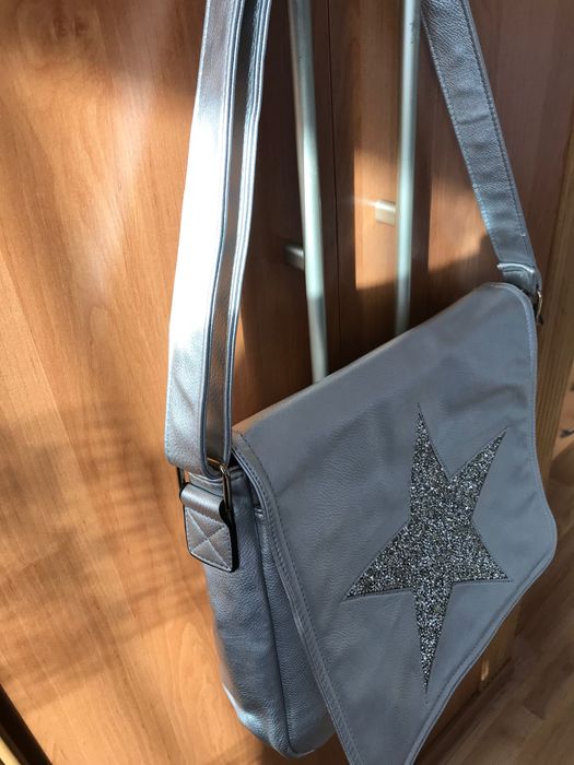 Torba srebrna do szkoły