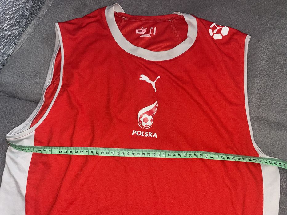 Bezrękawnik koszulka Polska piłkarska Euro Puma XL