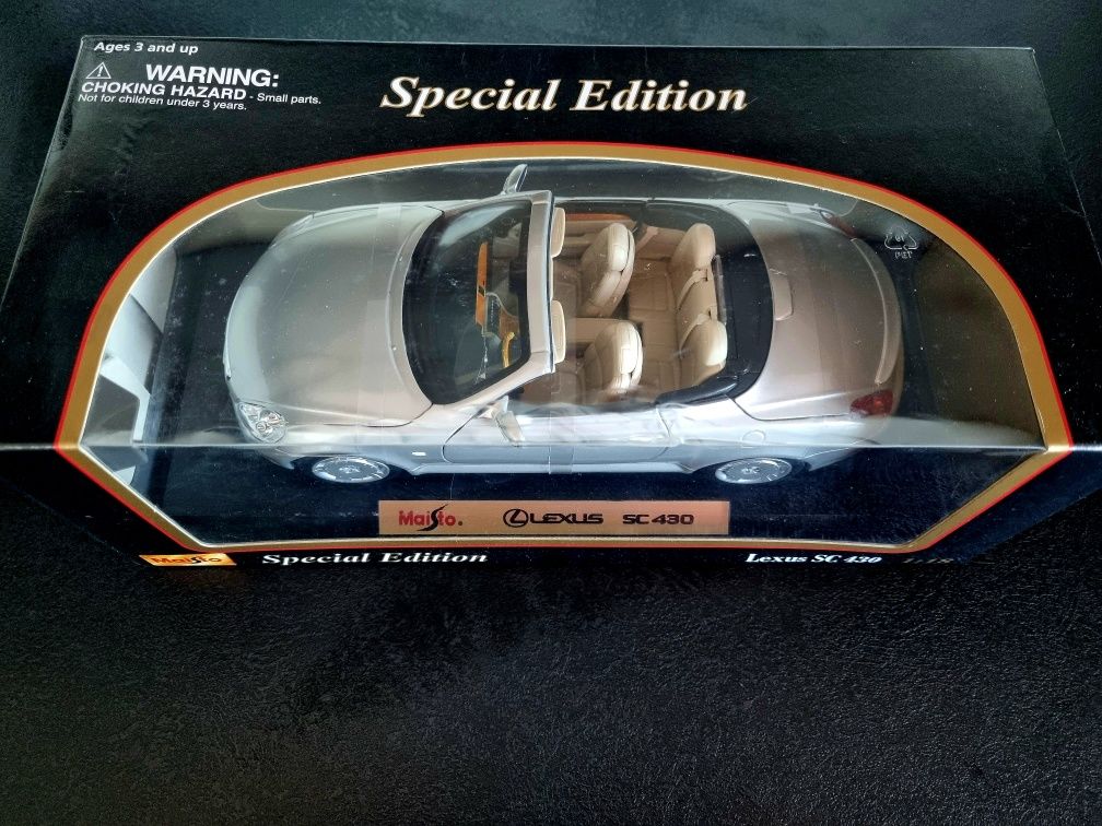 Lexus SC 430 1:18 (model kolekcjonerski Maisto)