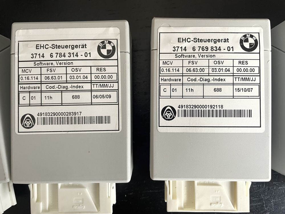 Módulo suspensão pneumática bmw E61 E60 EHC