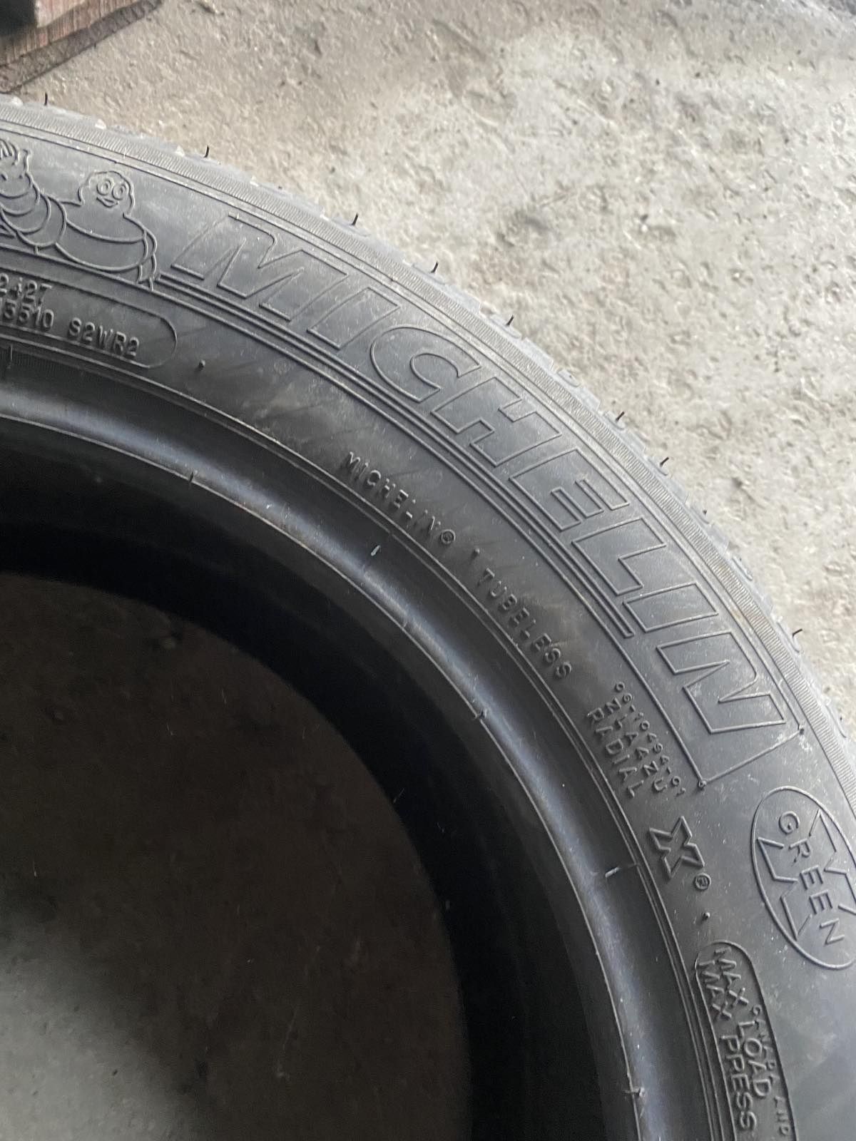 205.55.16 Michelin 4шт лето БУ склад шины резина из Европы 55 R16