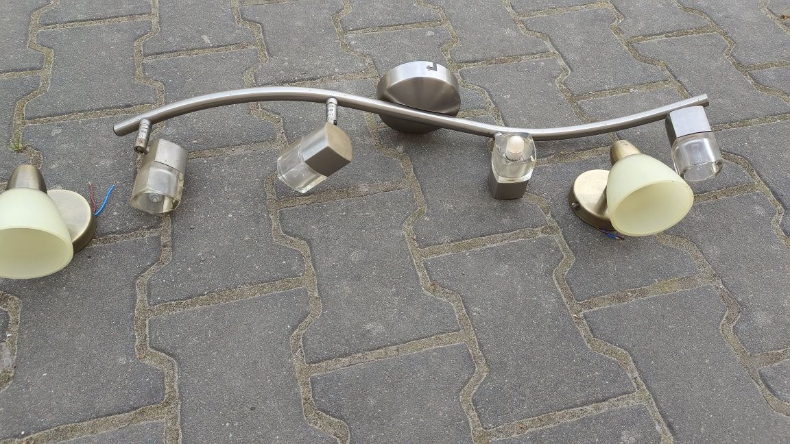 żyrandol i kinkiet