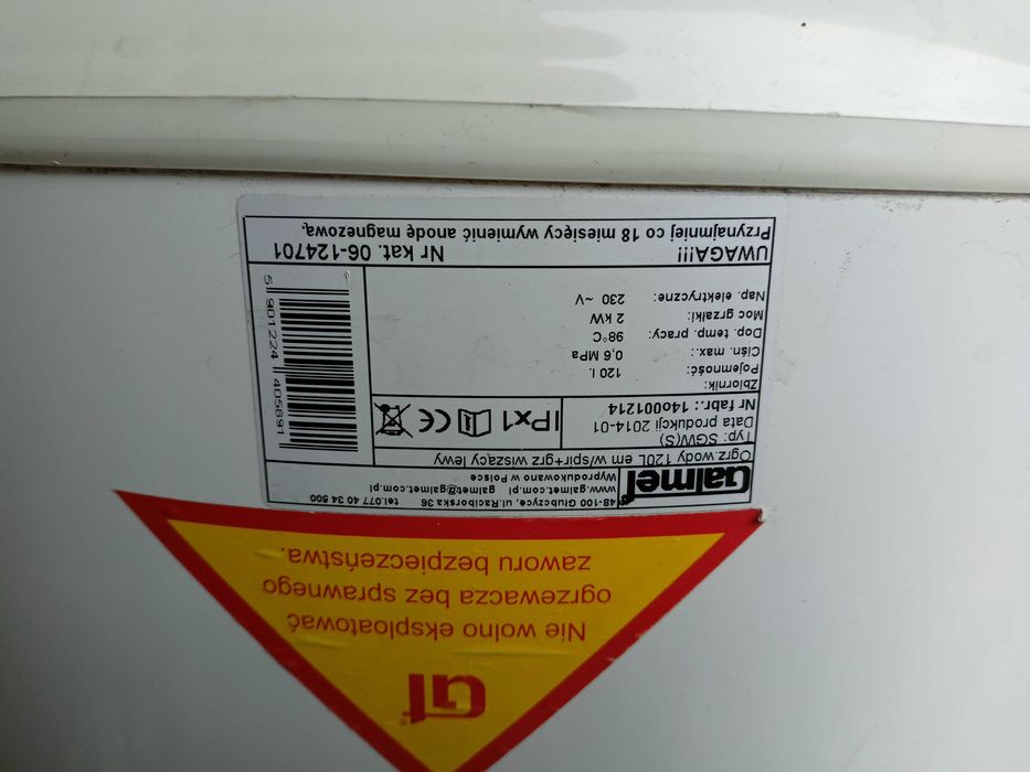 boiler z grzałką bufor zbiornik CWU