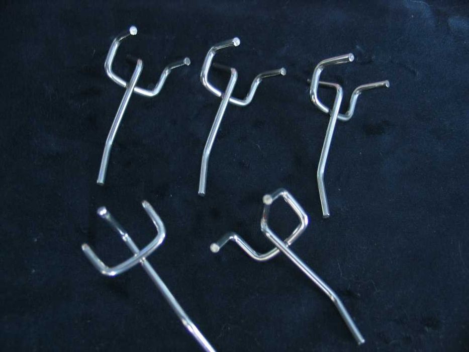 Haczyki hak metalowy 50szt  tablica narzędziowa wystawowa perforowana