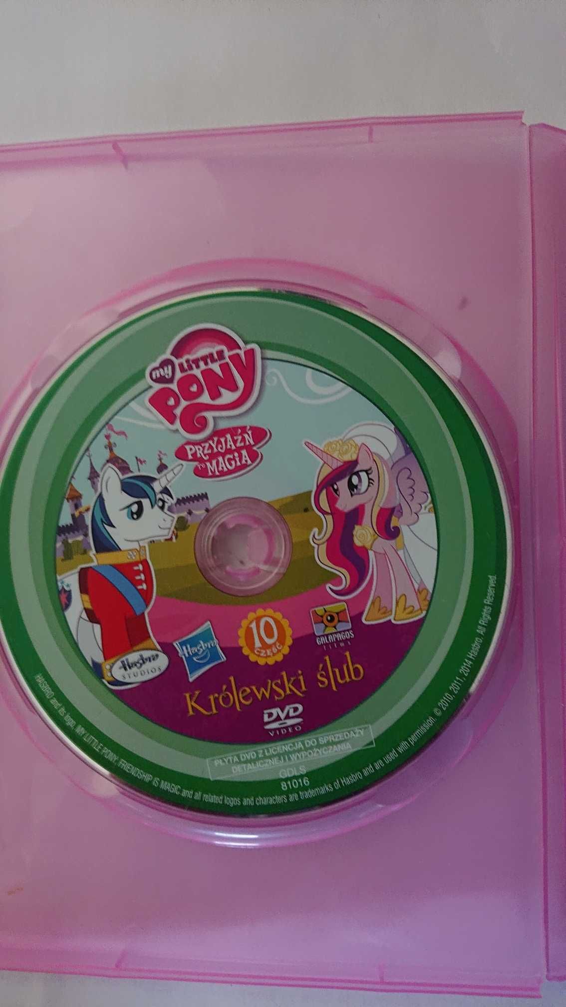 My Little Pony Królewski Ślub płyta DVD